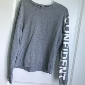 Confident sweatshirt